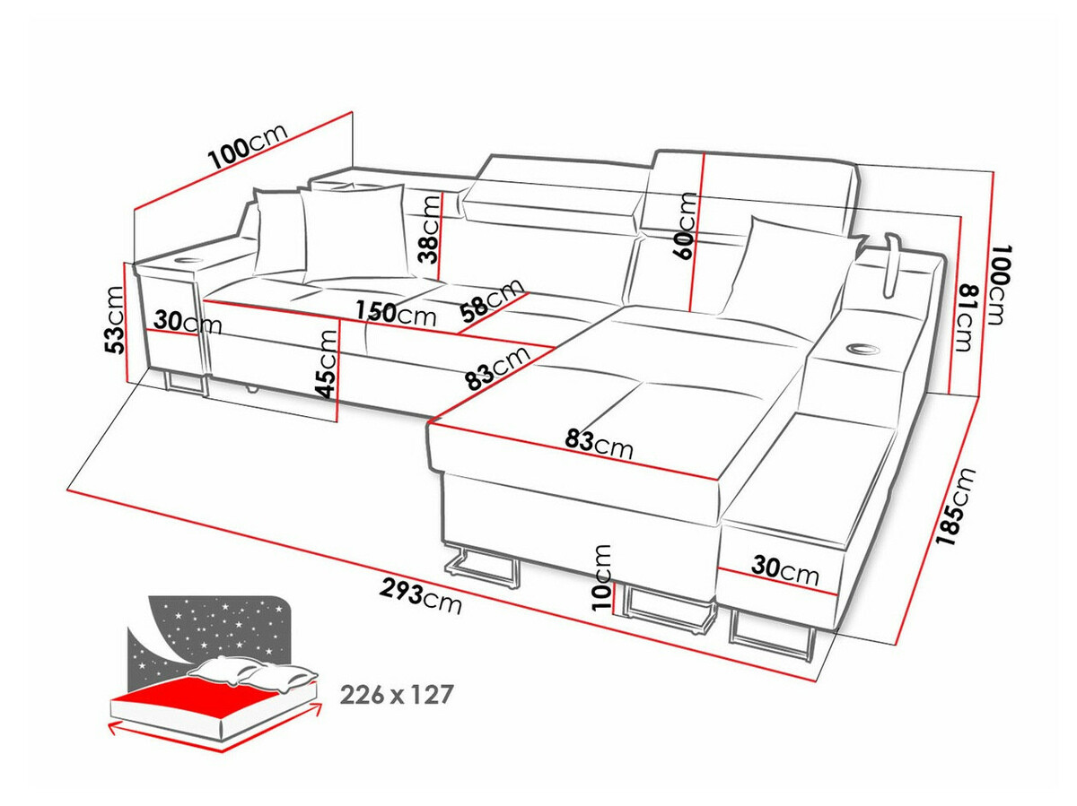 Hoekbank Sarasota 159 (Uttario Velvet 2980 + Uttario Velvet 2973)