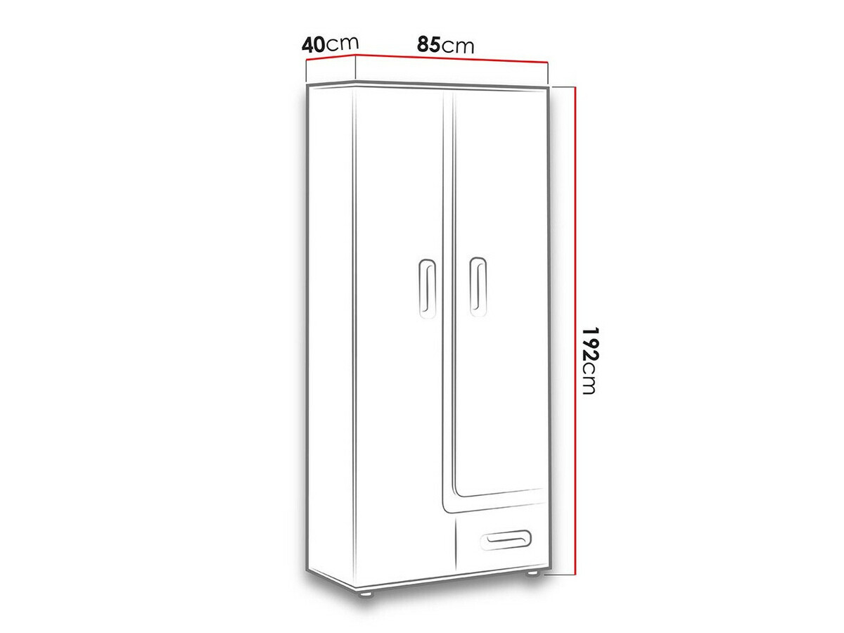 Boekenkast Levtala 103 (Antraciet + Wit + Turquoise)