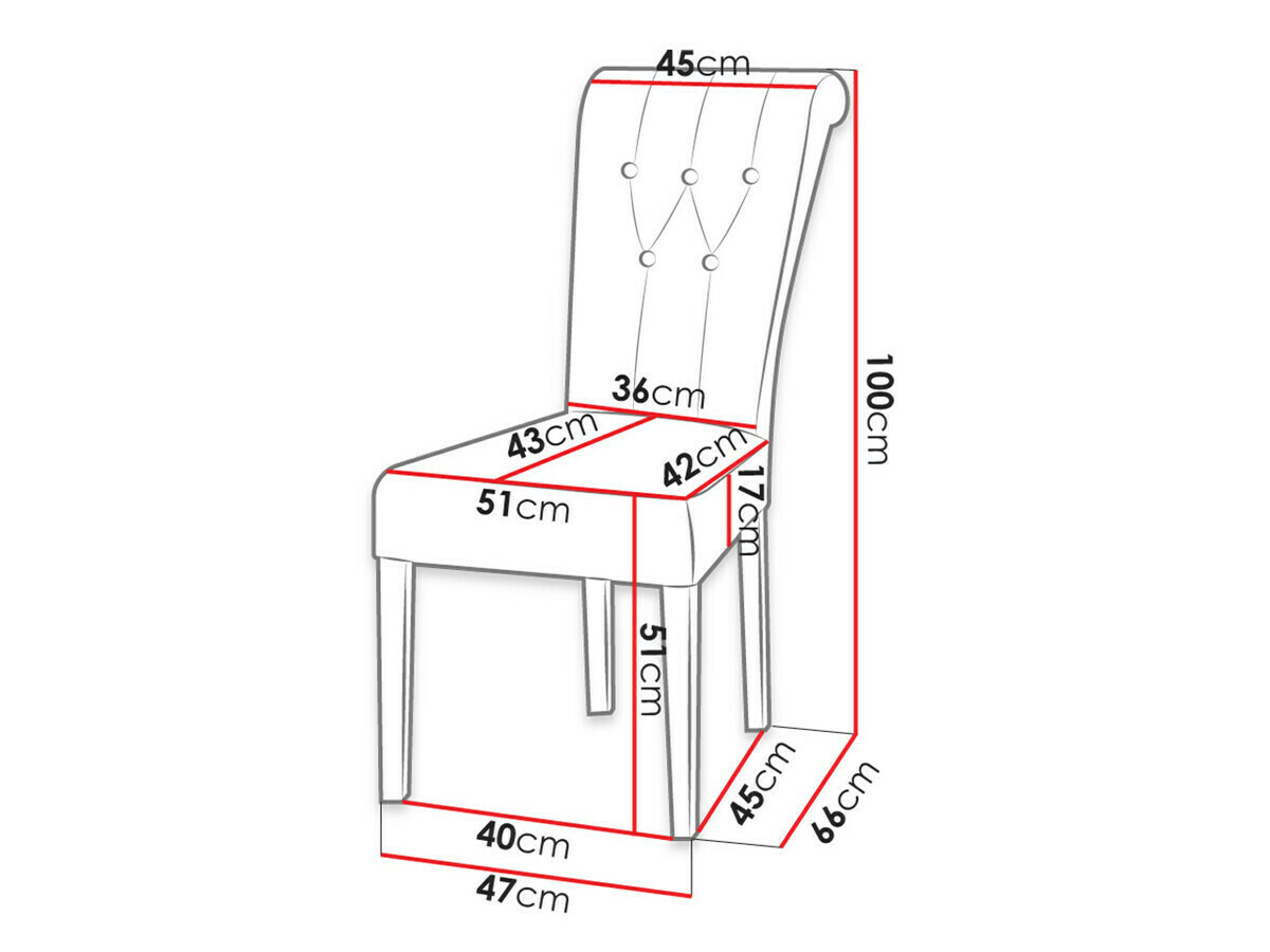 Eetkamerset Racine 143 (Wit + Magic Velvet 2250)