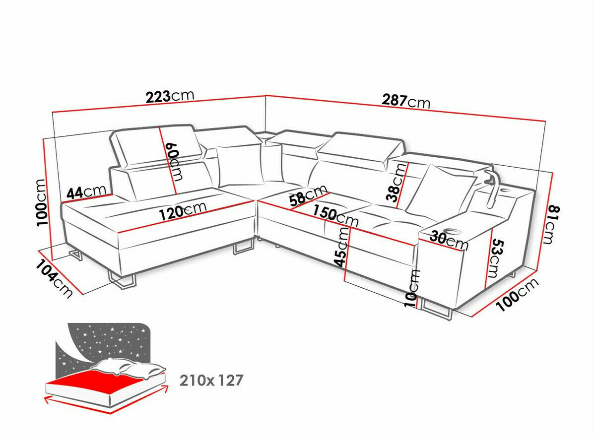 Hoekbank Sarasota 138 (Uttario Velvet 2980 + Uttario Velvet 2973)