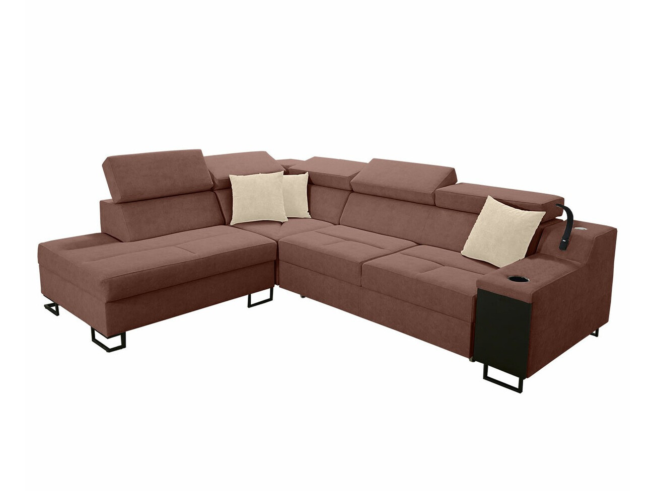 Hoekbank Sarasota 138 (Uttario Velvet 2955 + Uttario Velvet 2978)