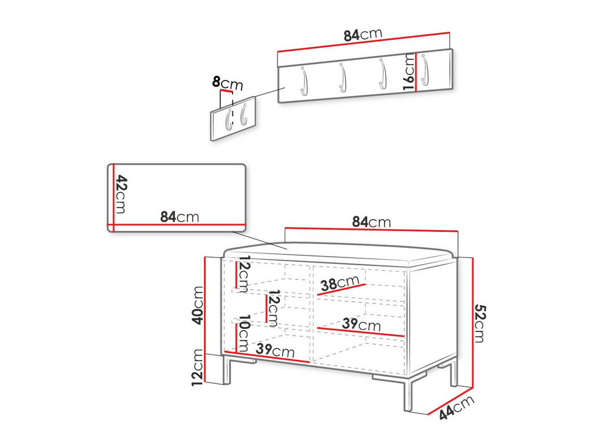 Gangmeubelset Tivsoa 108 (Manila 35)