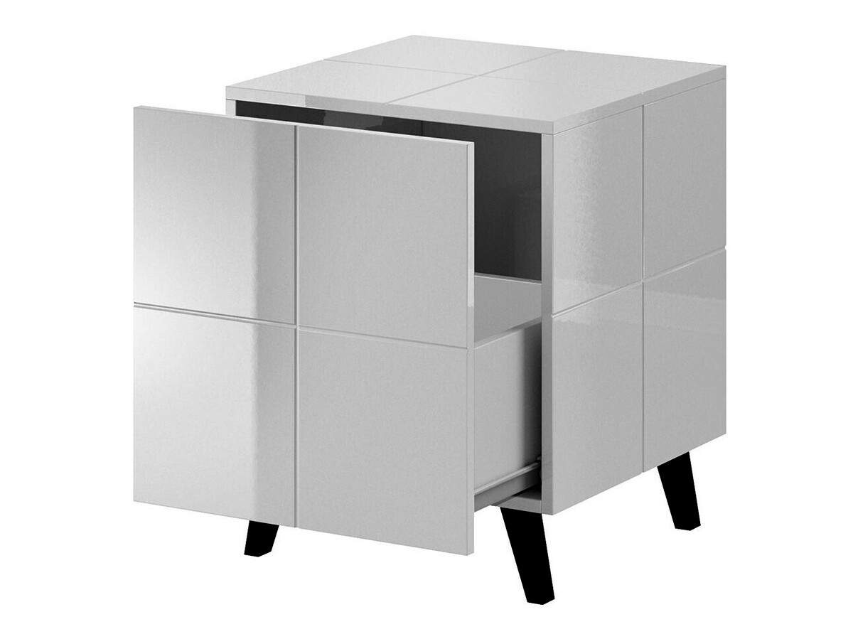 Een set nachtkastjes Charlotte 134 (Glanzend zwart)