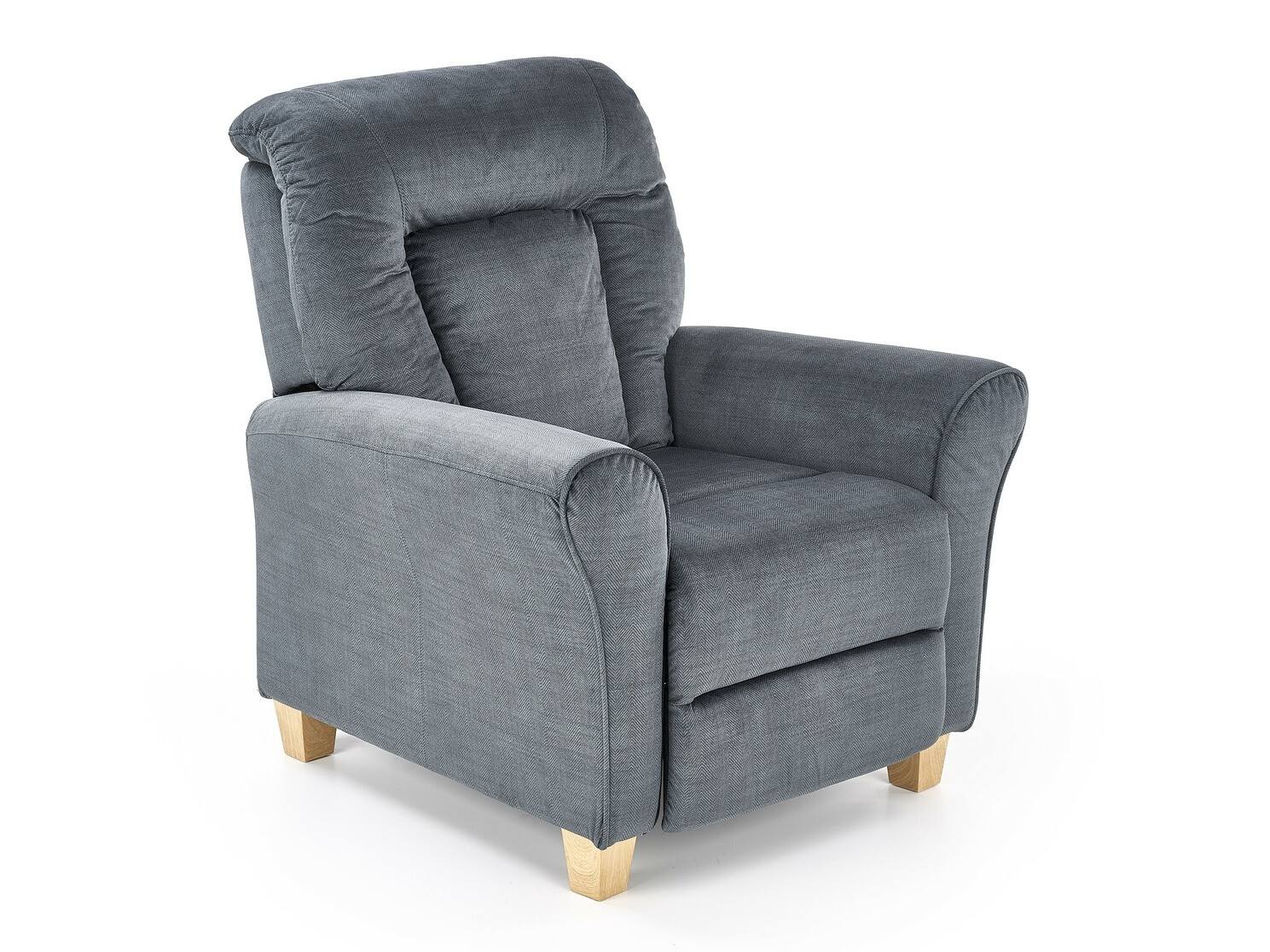 Relaxfauteuil Houston 848 (Grijs + Beuk)