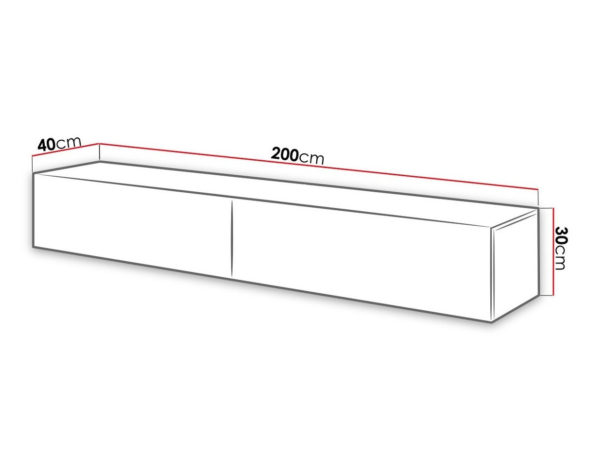 TV-meubel Charlotte 116