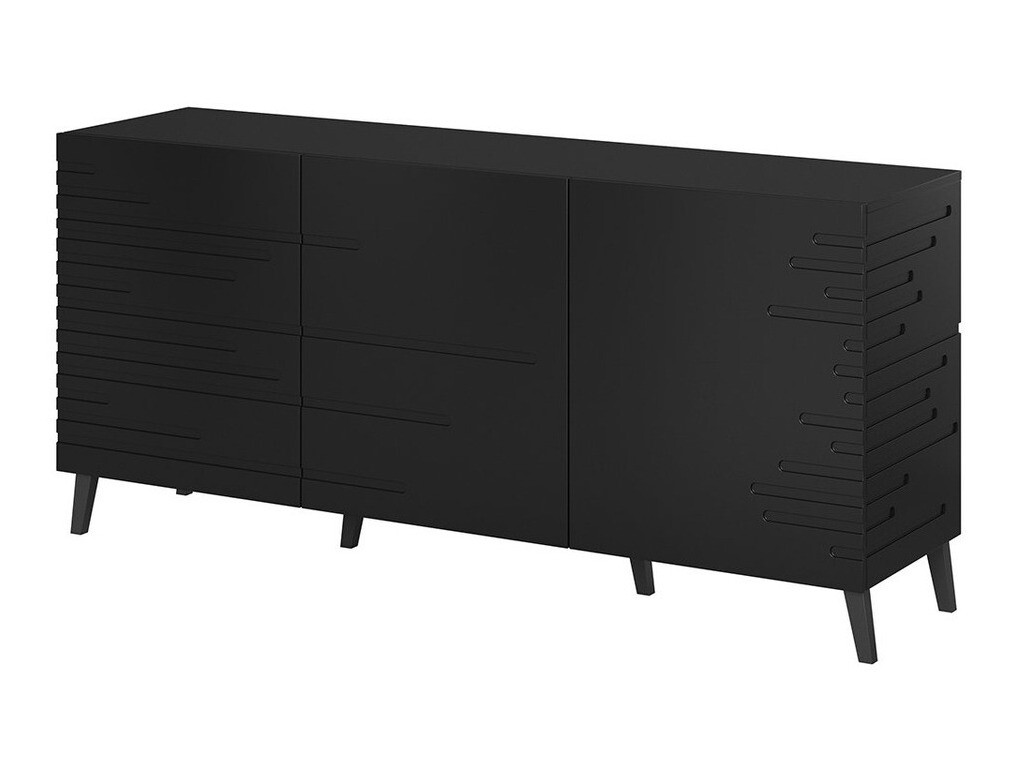 Dressoir Charlotte 140 (Zwart)