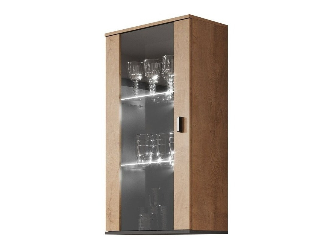 Wandkast Tornola 103 (Lefkas eik + Zwart)