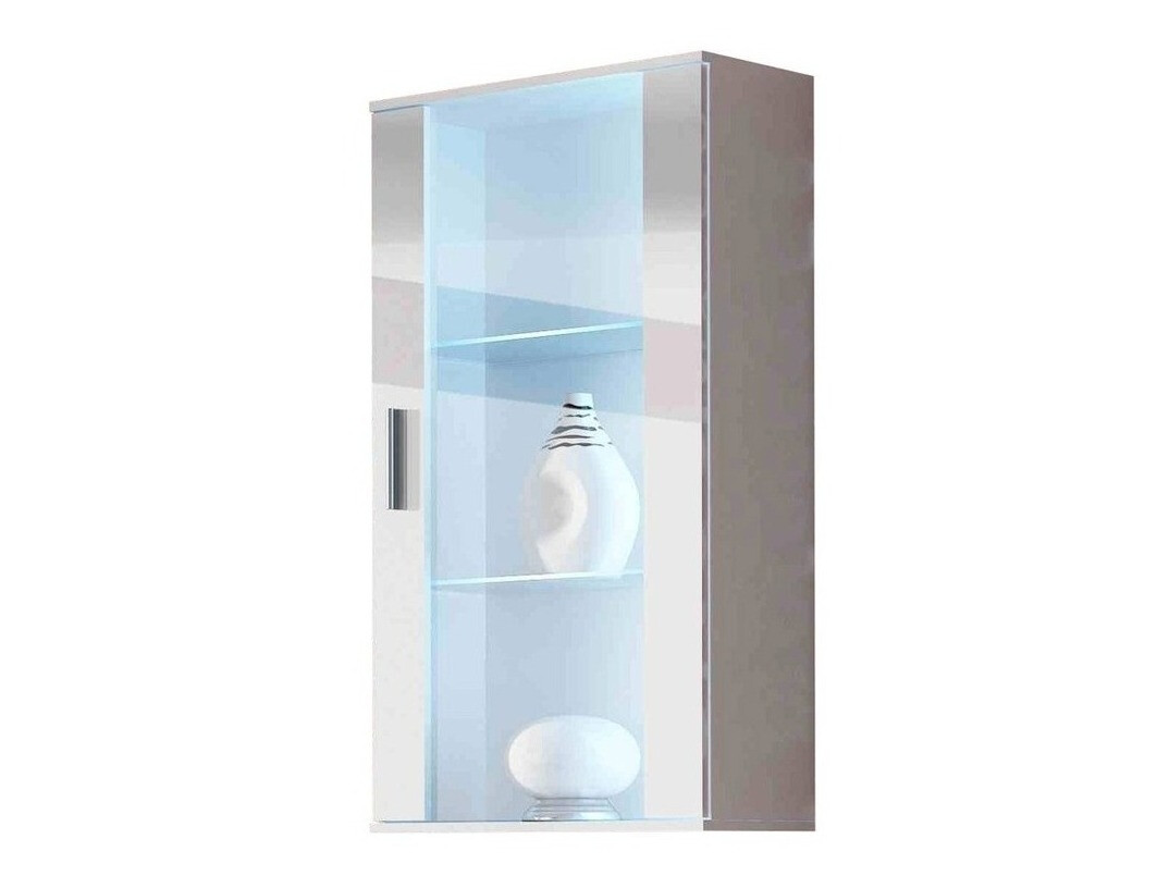Wandkast Tornola 103 (Wit + Glanzend wit)