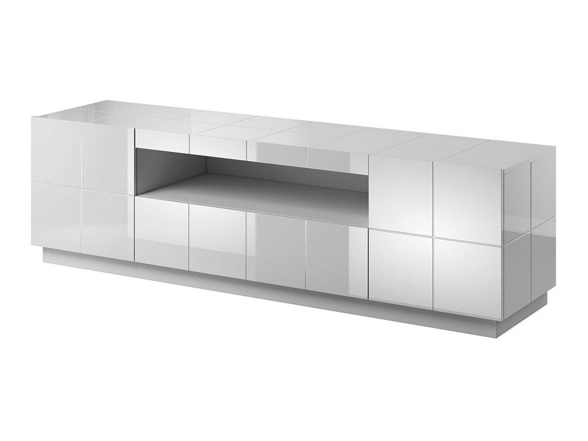 TV-meubel Charlotte 131 (Glanzend zwart)