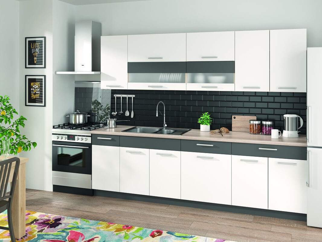 Modulaire kast met lade en deuren Mode White 109