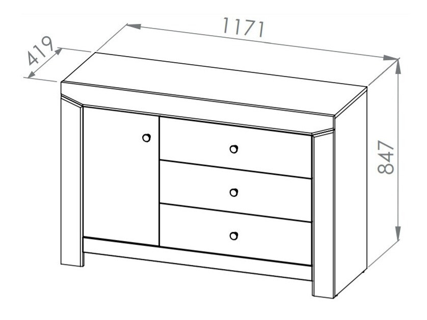 Ladekast Mavevare 104