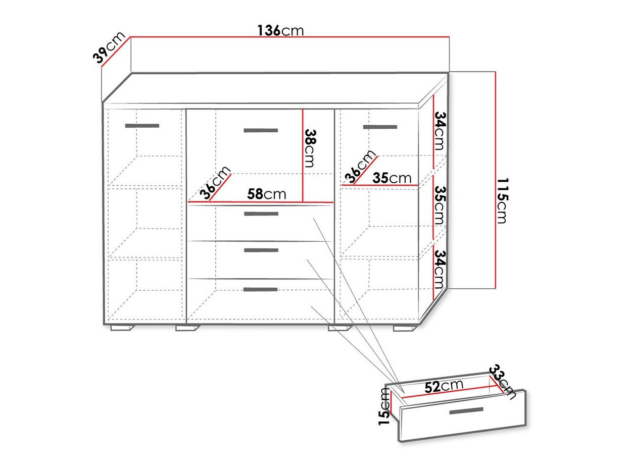 Ladekast Nashville 101 (I)