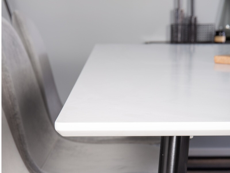 Tafel Dallas 127 (Wit + Zwart)