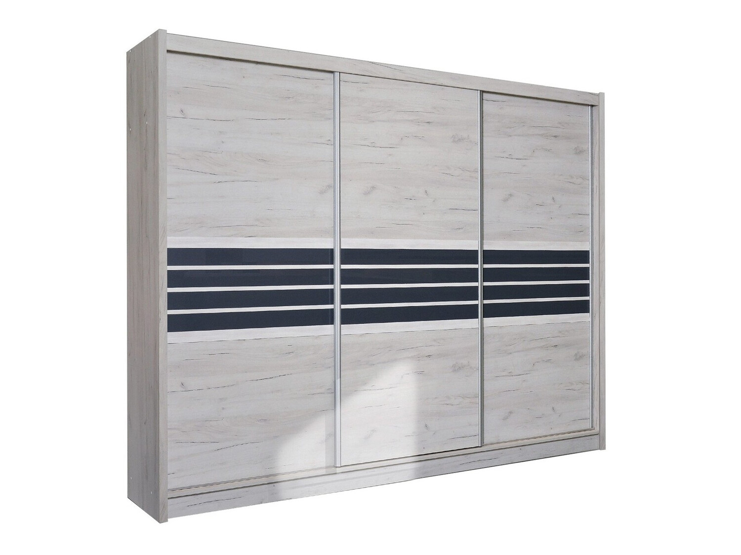 Kledingkast Honolulu 116 (Grijze eik+ Grafiet)