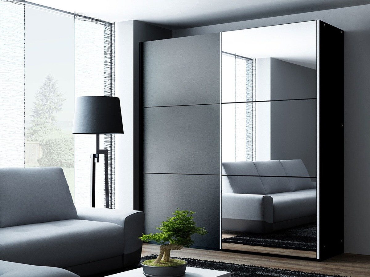 Kledingkast Honolulu 123 (Zwart)