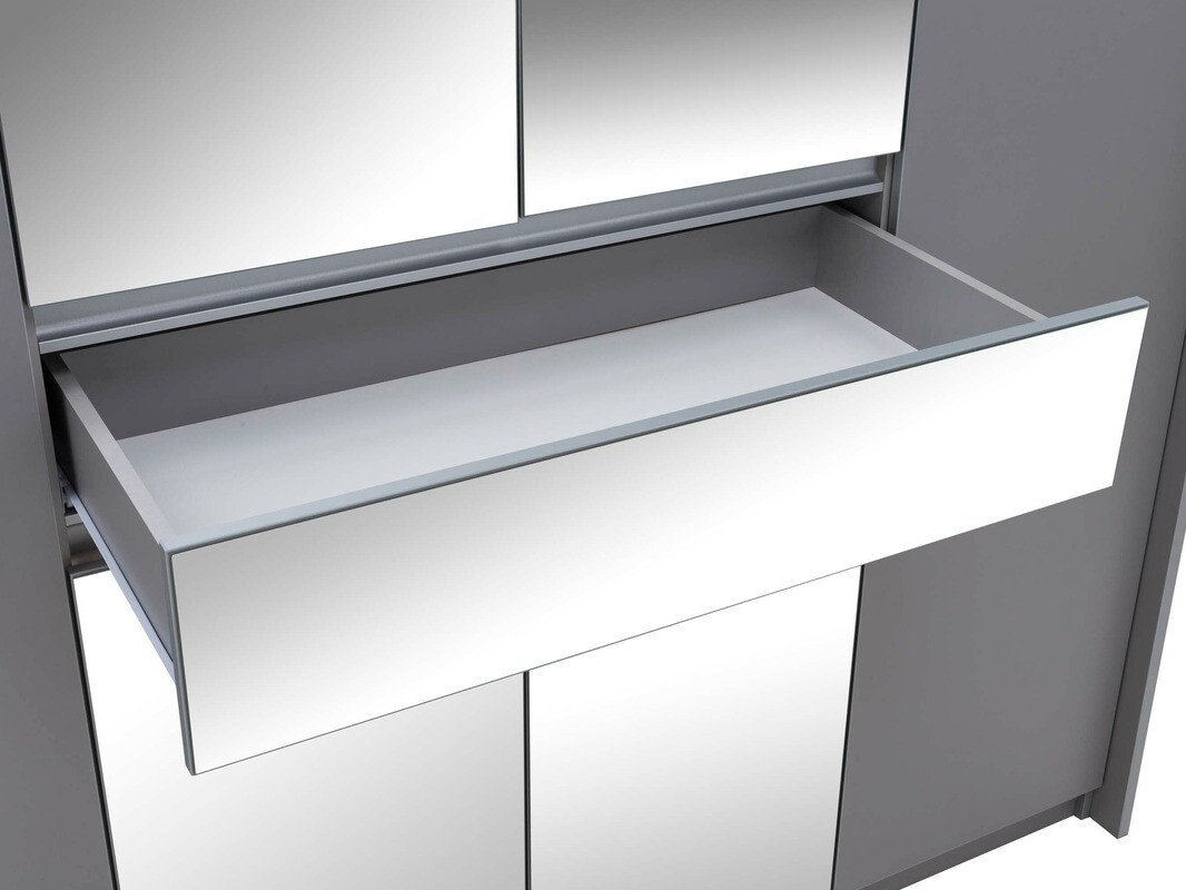 Kledingkast Honolulu 135 (Grafiet)