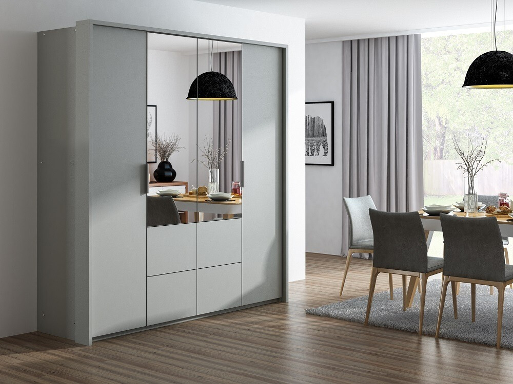 Kledingkast Honolulu 139 (Grijs)