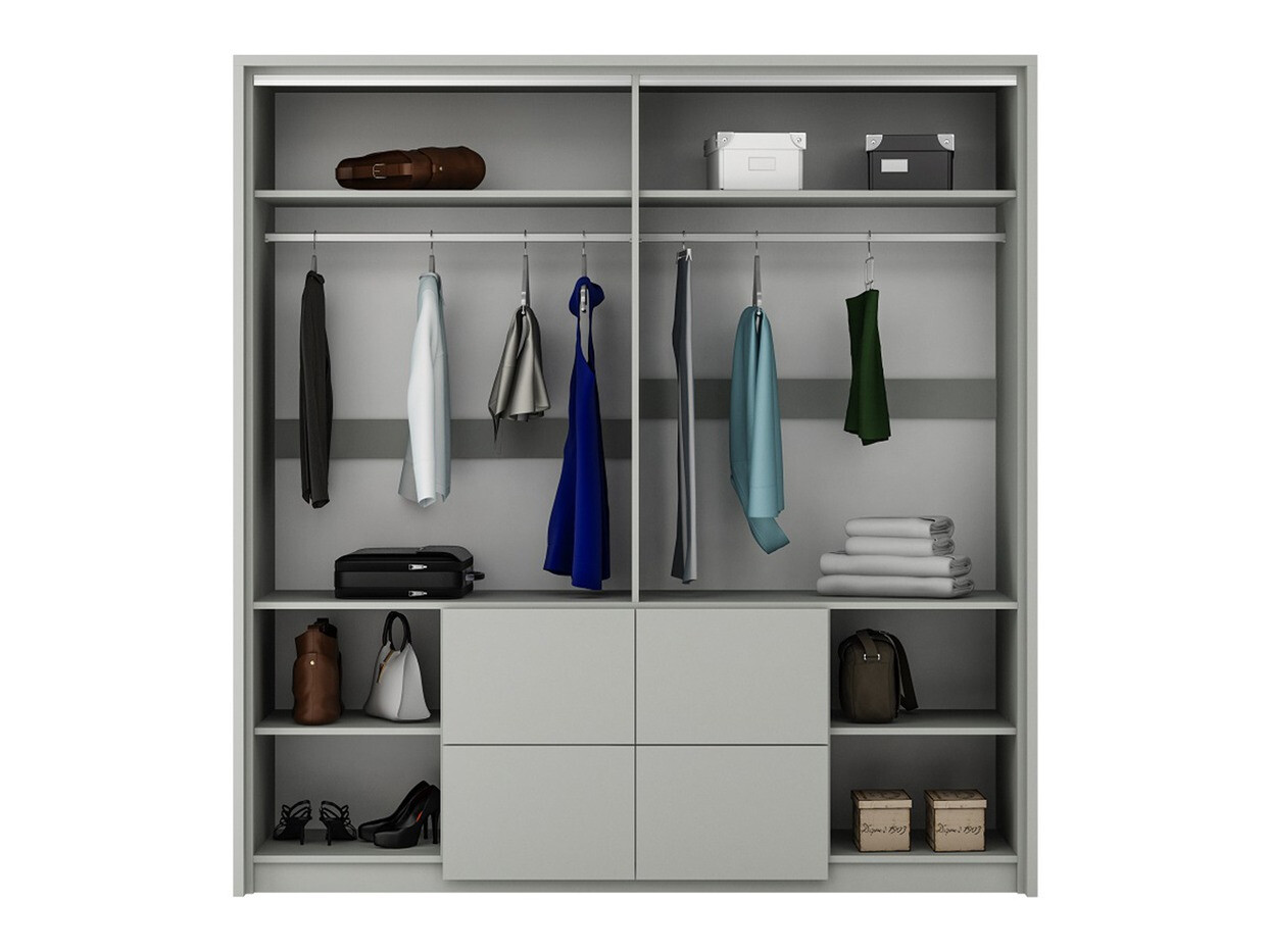 Kledingkast Honolulu 139 (Wit)