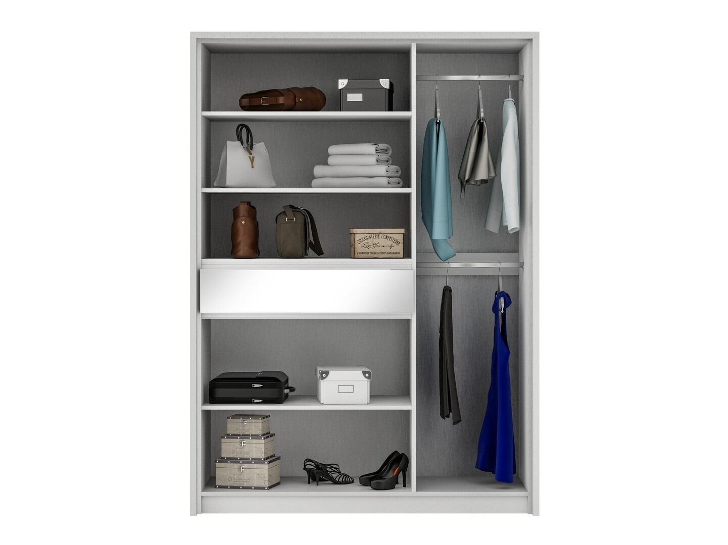 Kledingkast Honolulu 141 (Wit)