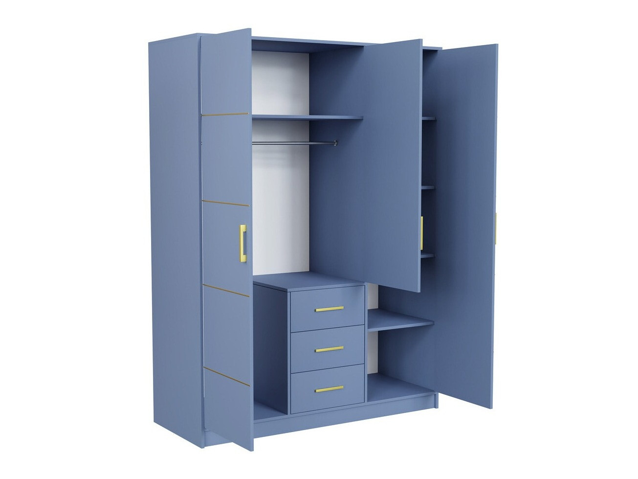 Meubelset Dortivu 120 (Blauw)