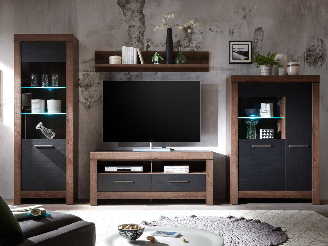 Boekenkast Dunfelu 103 (Klooster eik + Zwart eik)