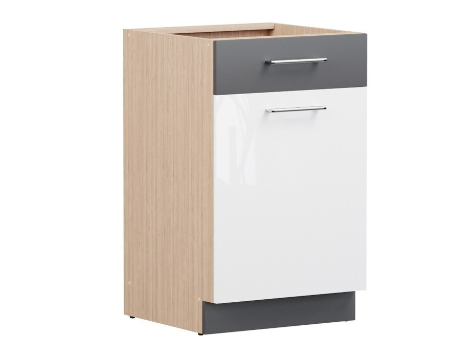 Modulaire kast met lade en deuren Mode White 112