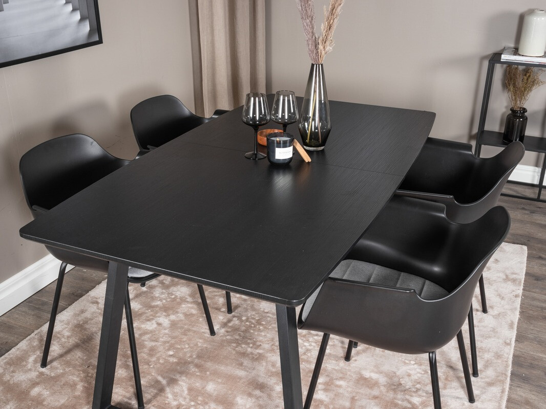 Tafel Dallas 172 (Zwart)