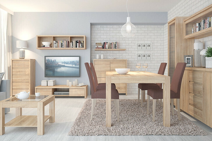 Boekenkast Nolroma 127 (Sonoma eik)