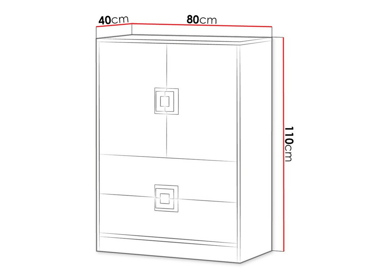 Ladekast Balvire 109 (Licht eiken + Wit + Turquoise)