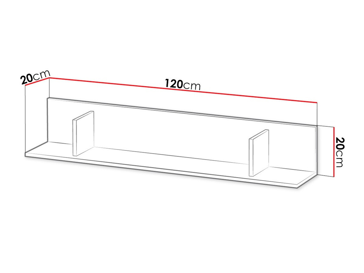 Wandplank Balvire 101