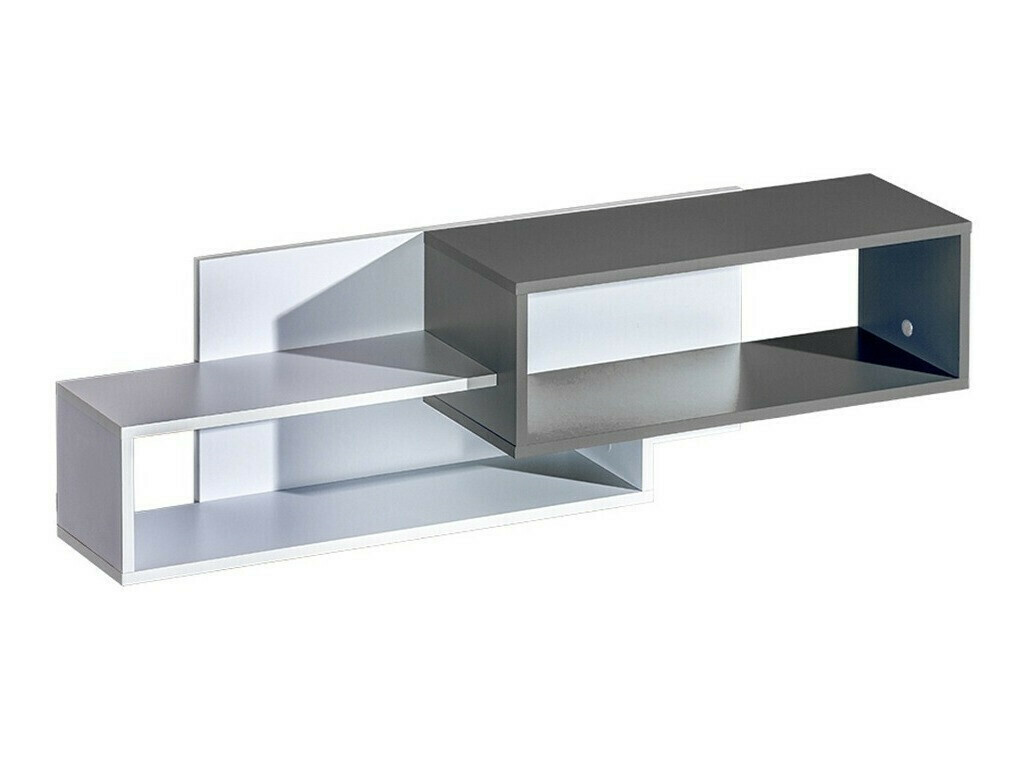 De reeks van de kinderkamer Lorlare 119 (Wit + Grijs)