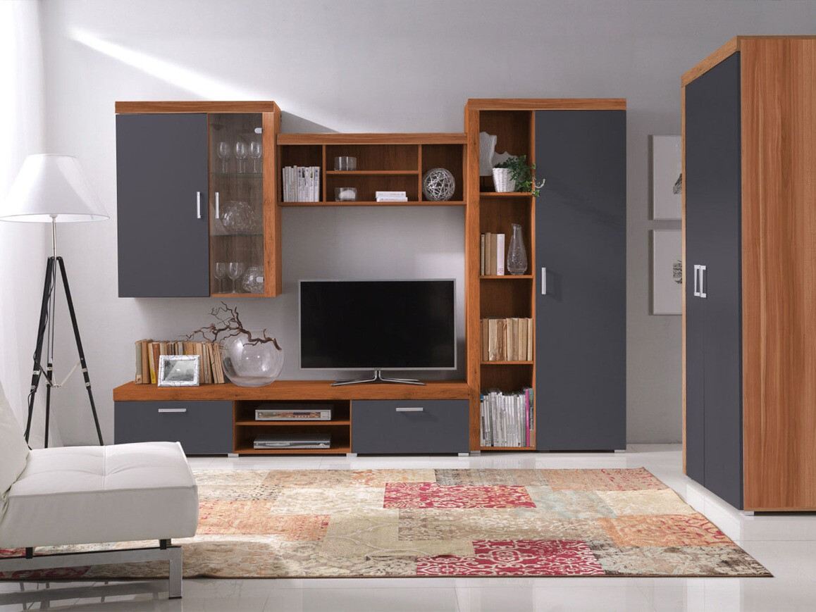 Dressoir Cormiru 102 (Pruim + grafiet)
