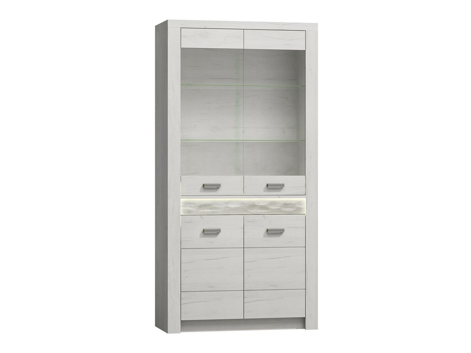 Boekenkast Serfeno 101 (Ambachtelijk wit)