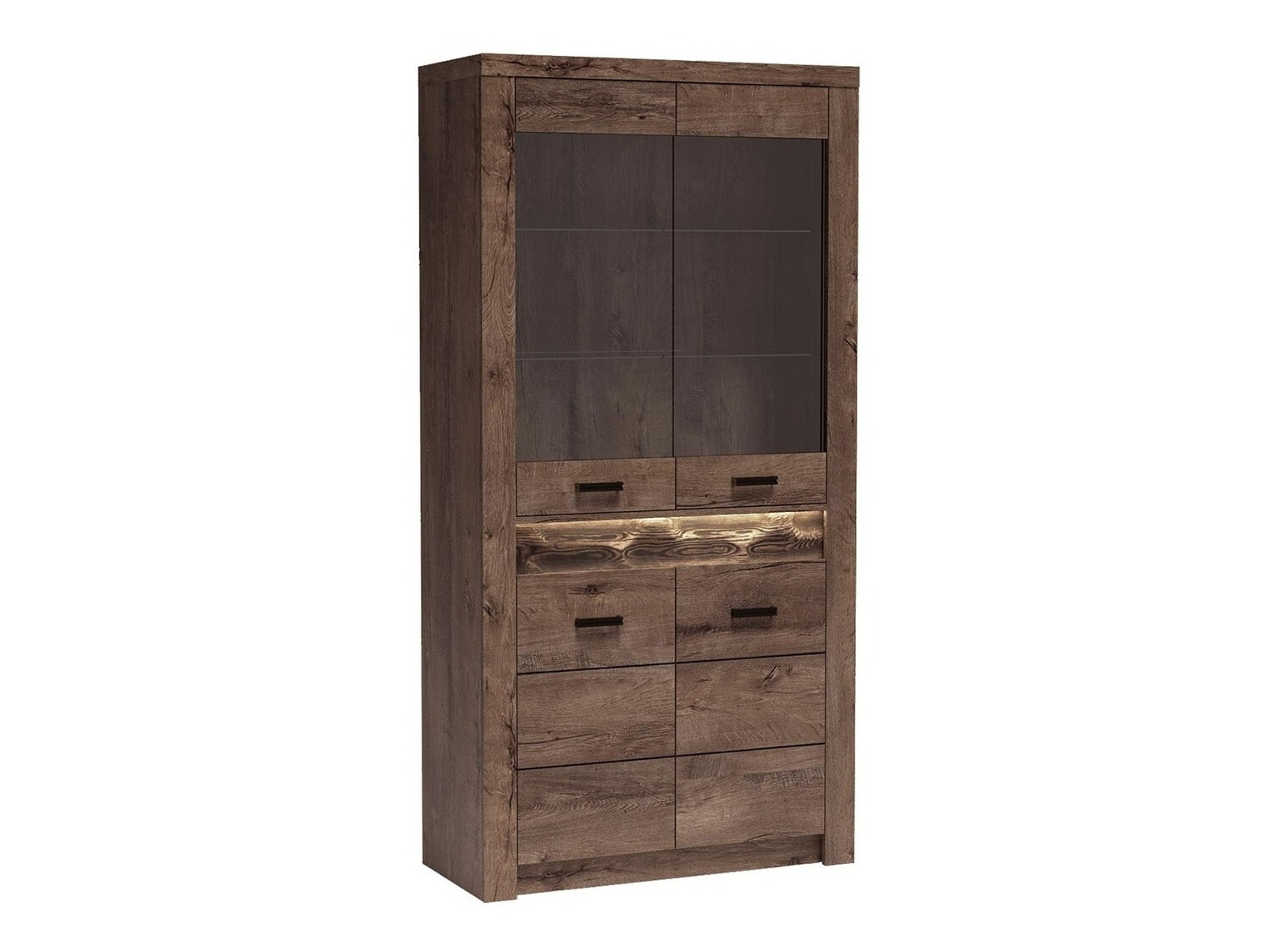 Boekenkast Serfeno 101 (Donker essen)