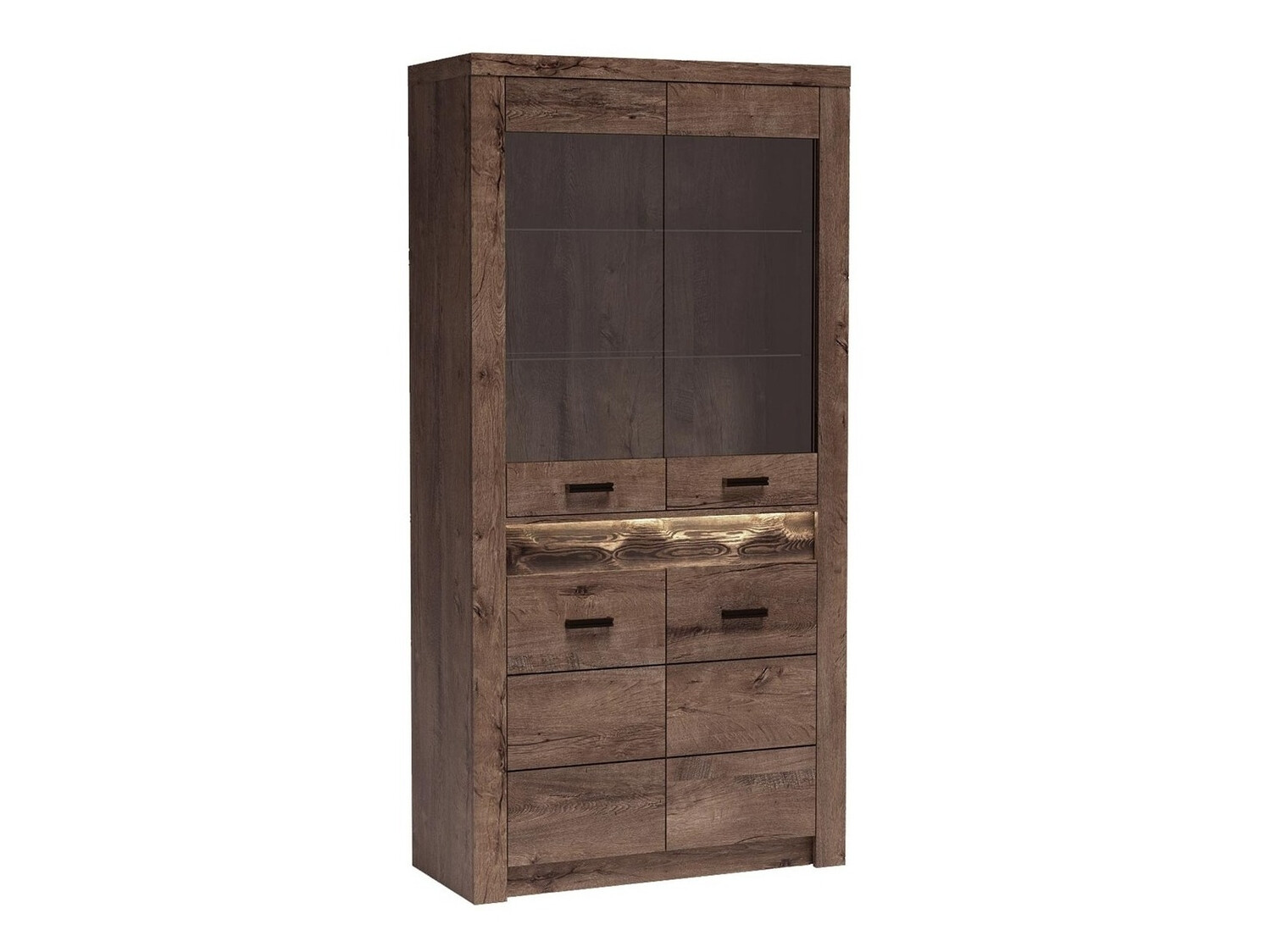 Boekenkast Serfeno 101 (Donker essen)