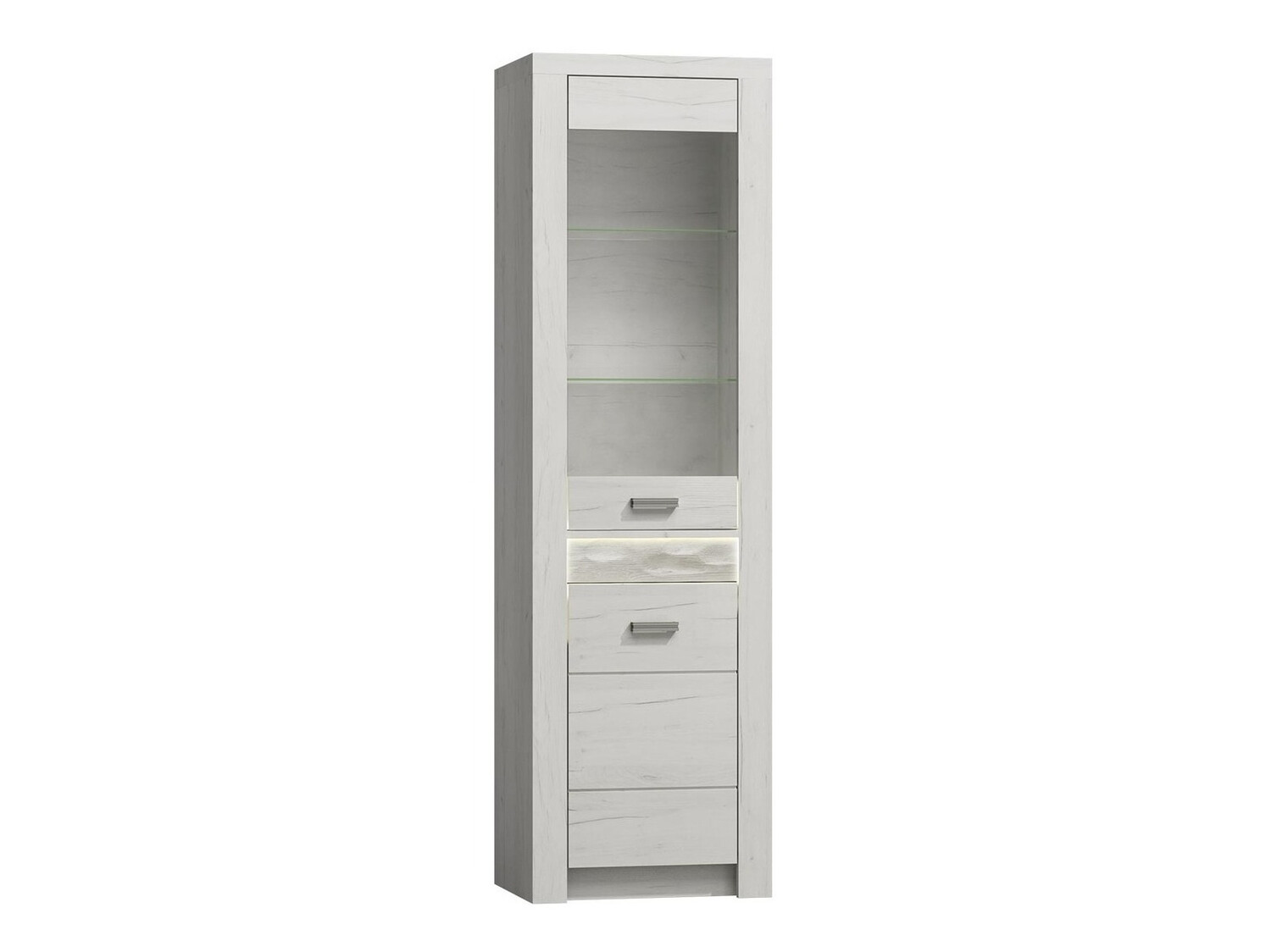 Boekenkast Serfeno 102 (Ambachtelijk wit)