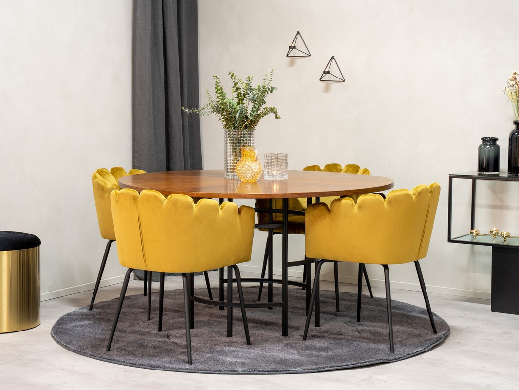 Tafel Dallas 243 (Bruin + Zwart)