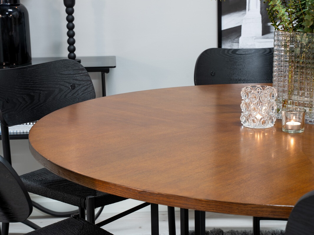 Tafel Dallas 243 (Bruin + Zwart)