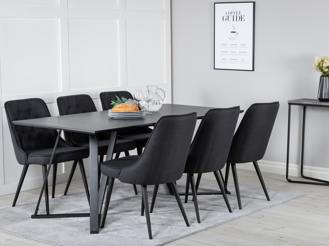 Tafel Dallas 372 (Zwart)