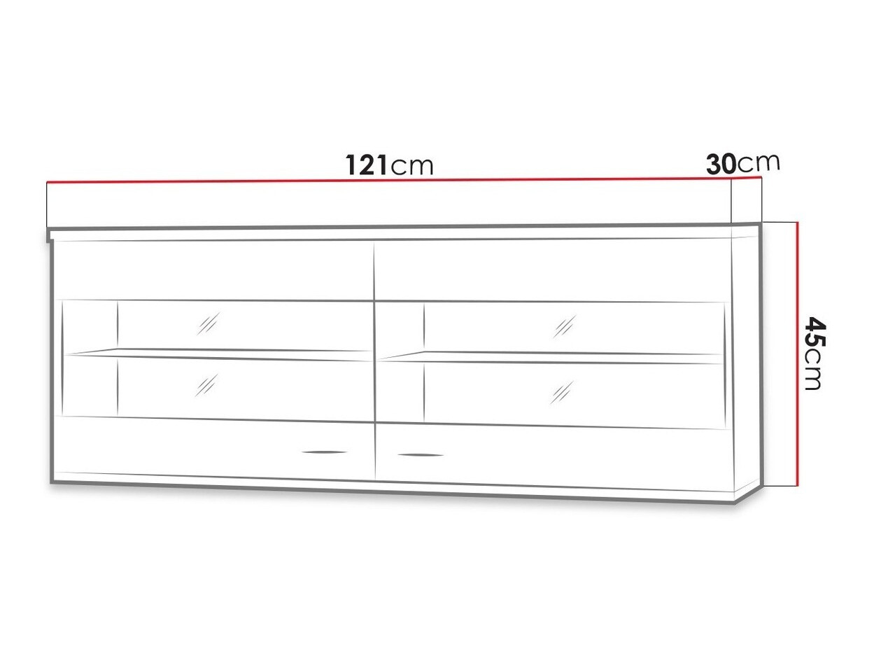 Wandkast Talsere 108