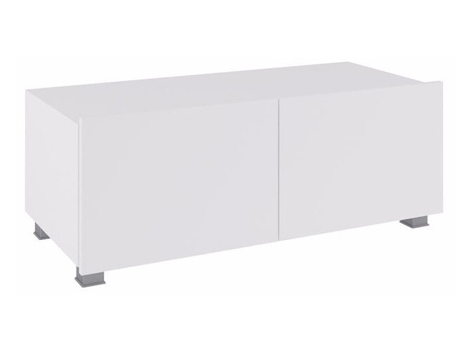 TV-meubel Tivdalu 104 (Wit + Glanzend wit)