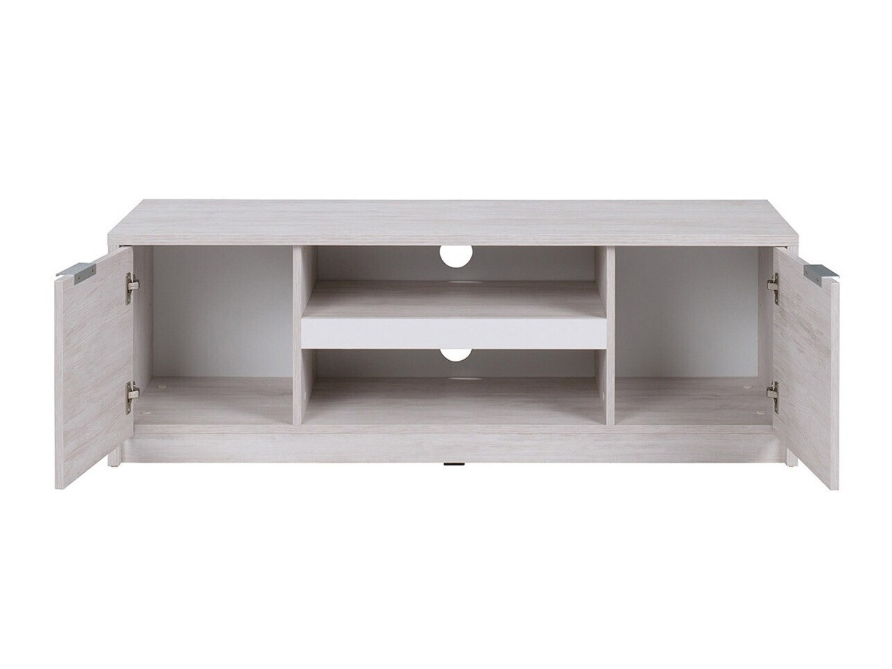 Woonkamerset Fivelbo 114 (Klooster eik + Glanzend zwart)