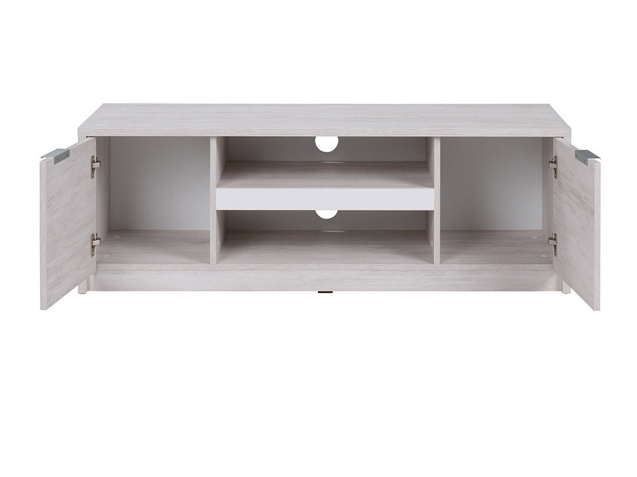 Woonkamerset Fivelbo 114 (Klooster eik + Glanzend zwart)