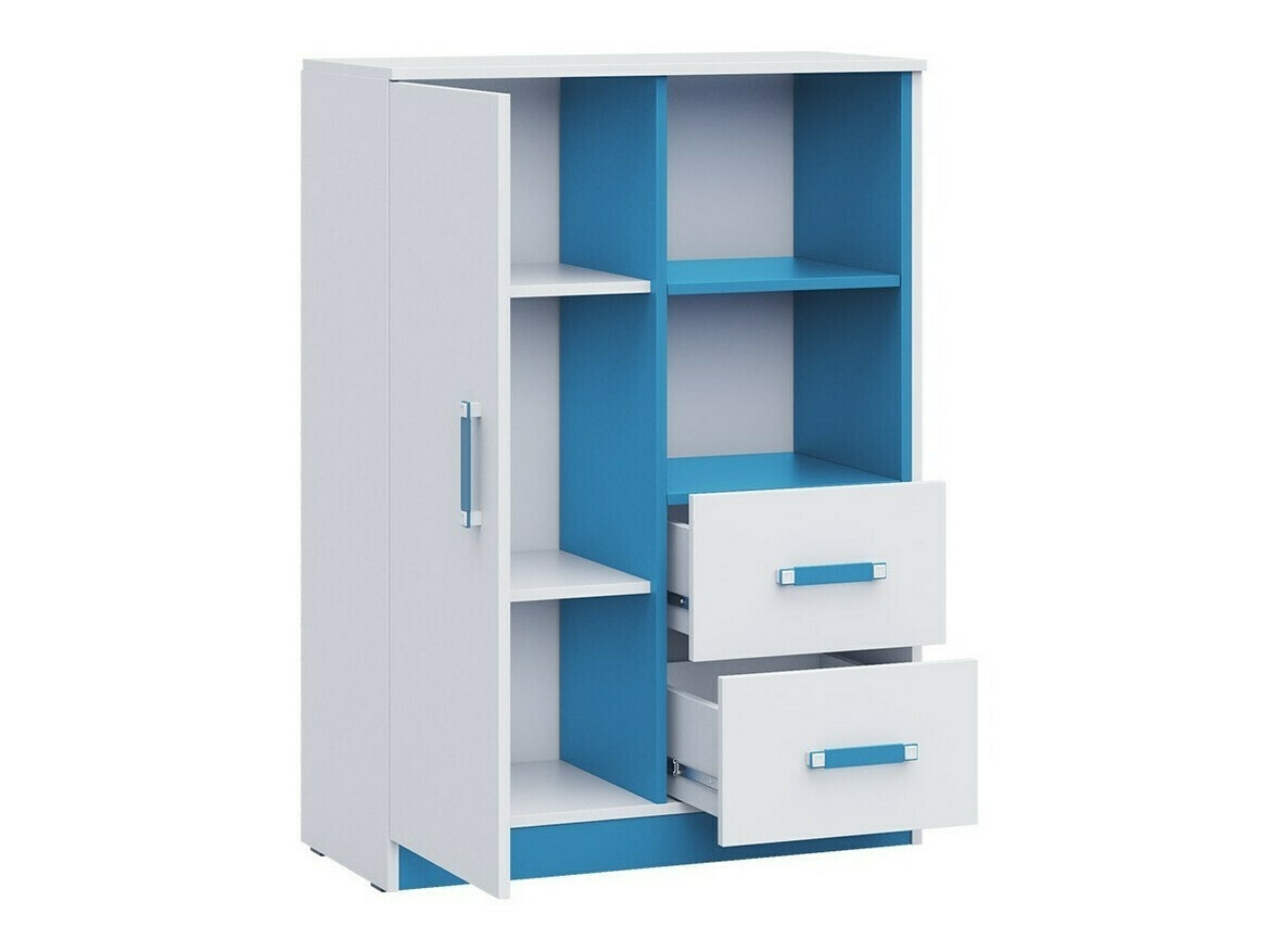 De reeks van de kinderkamer Lorlare 117 (Wit + Grijs)