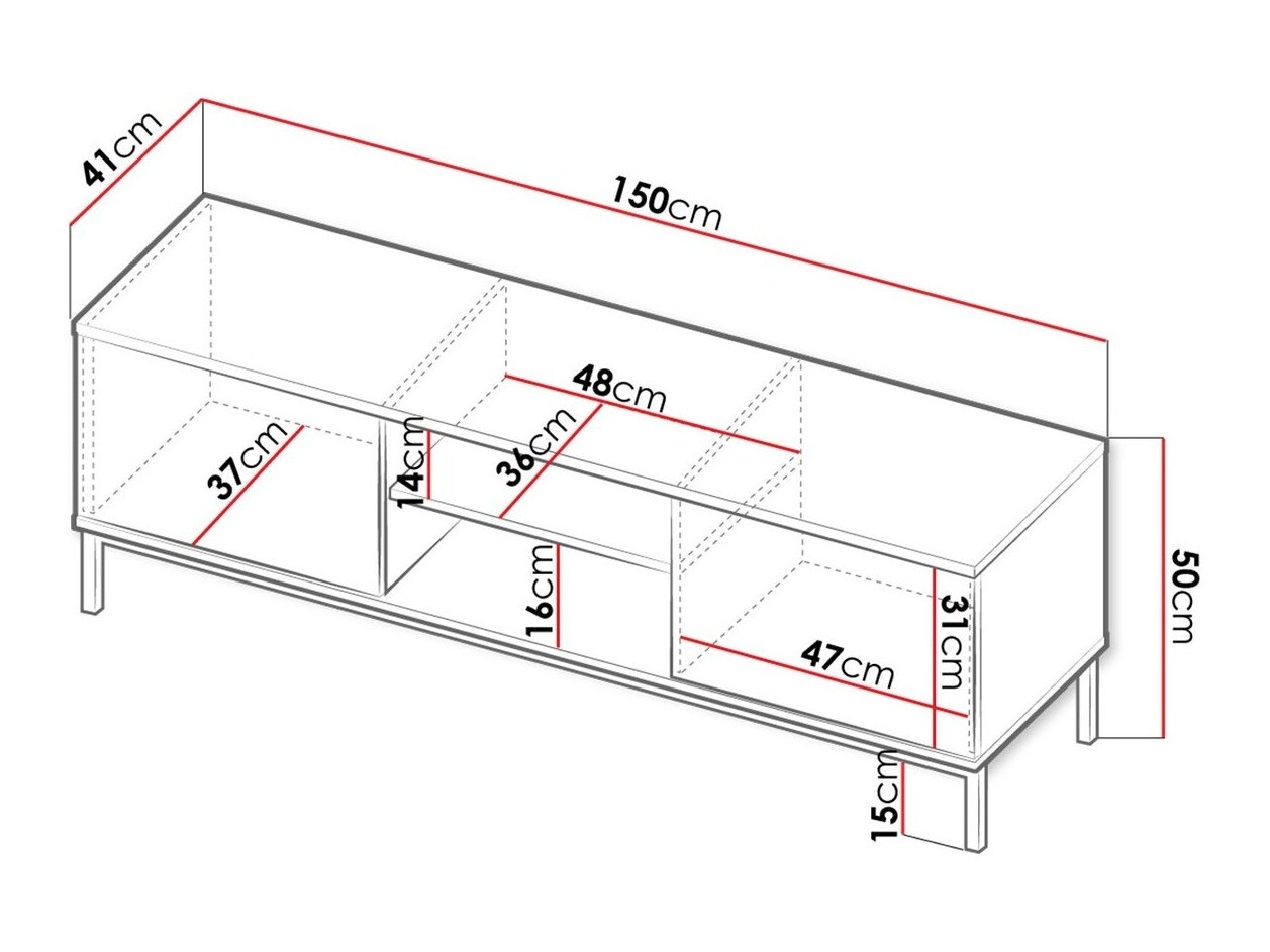 TV-meubel Lomsore 101 (Wit)