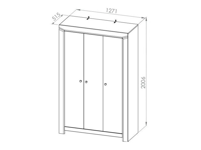 Kledingkast Mavevare 100