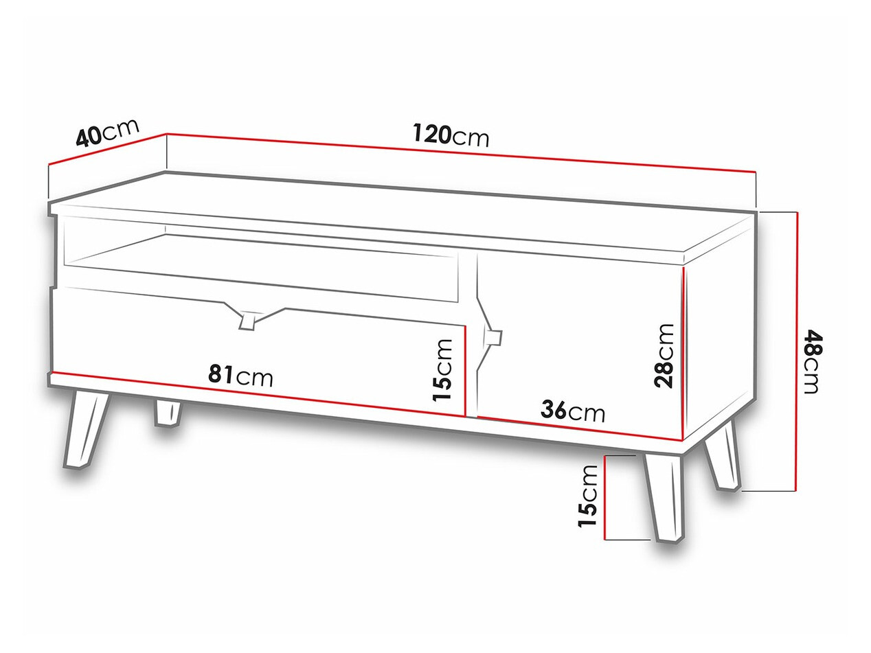 TV-meubel Etrmoru 142