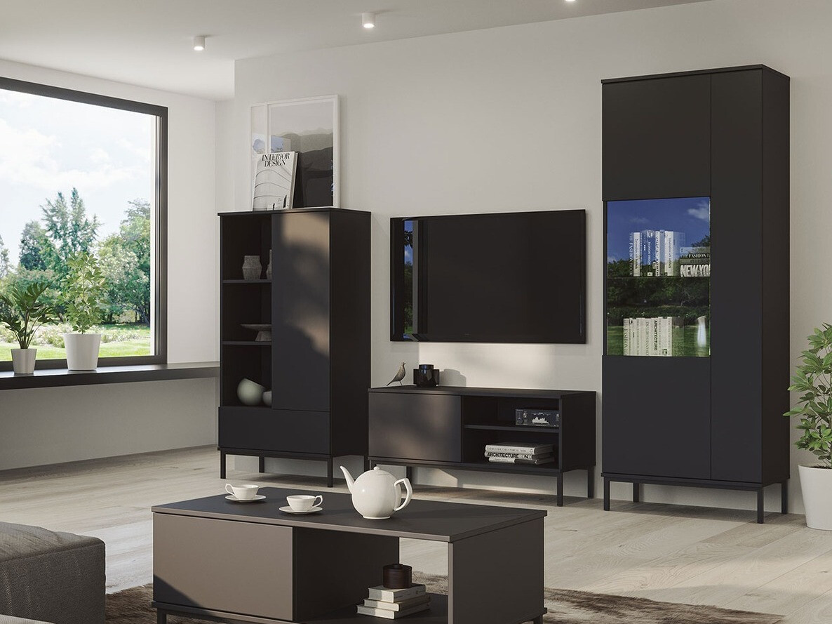 TV-meubel Lomsore 100 (Zwart)