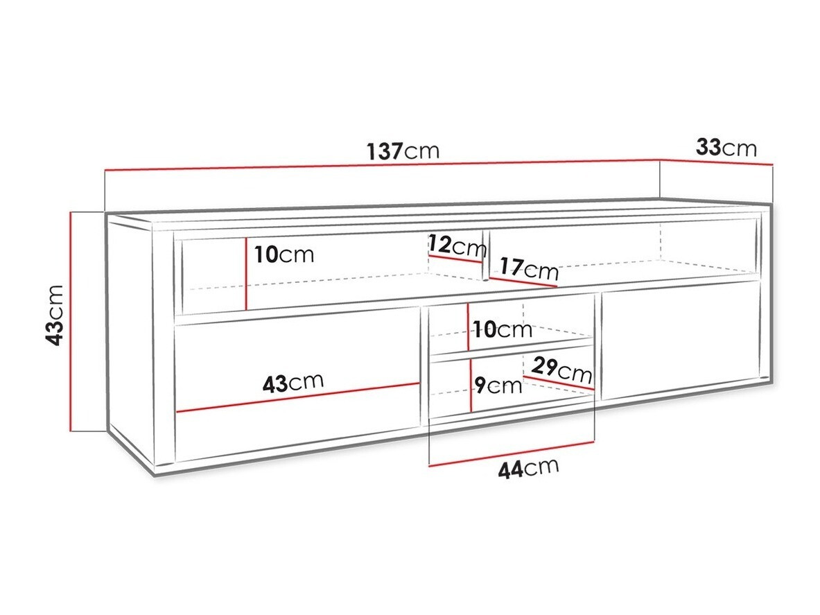 TV-meubel Nashville 111