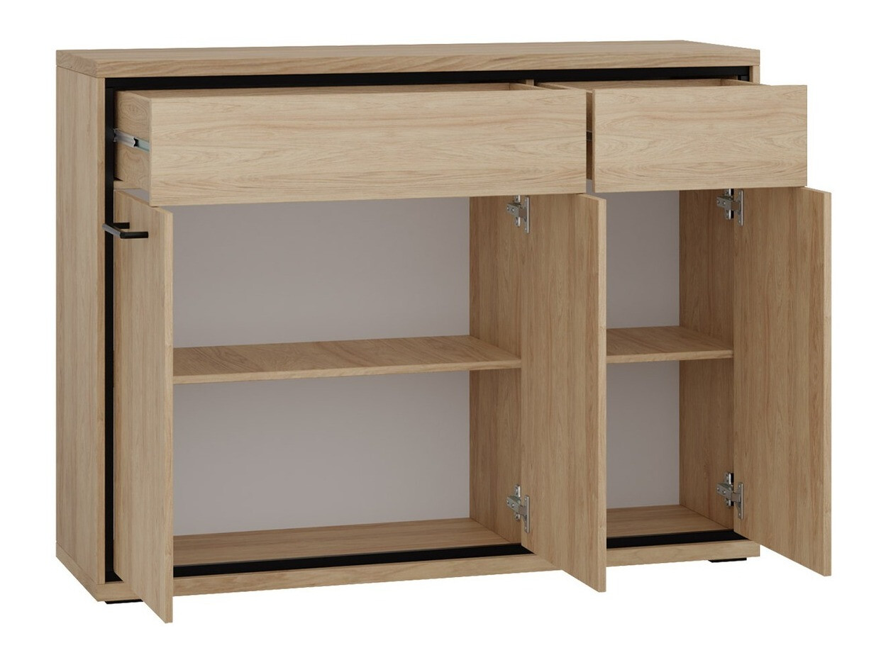 Woonkamerset Etrmoni 118 (Licht hout + Eiken)